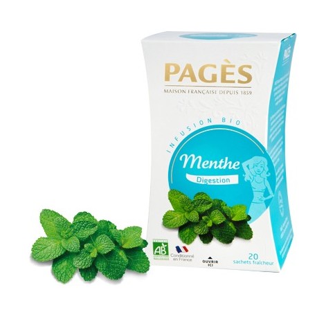 Infusion Menthe Bio 20 sachets