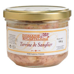 Terrine de sanglier bocal 190 g