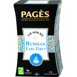 Thé noir Russian Earl Grey bio Pagès