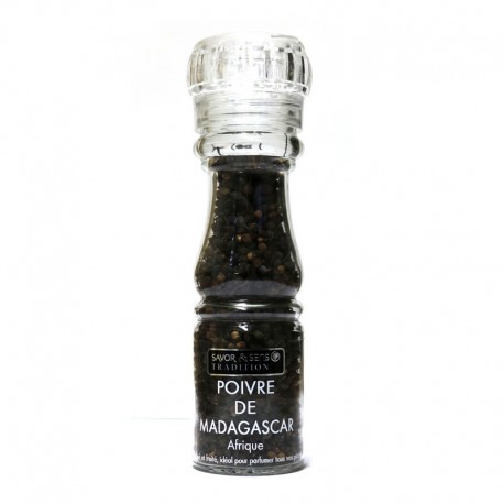 Moulin à Poivre noir de Madagascar- 70g