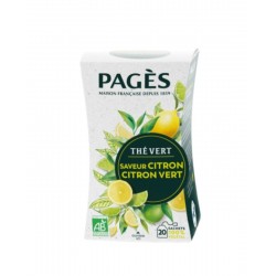 Thé vert Citron Citron vert Bio Pagès