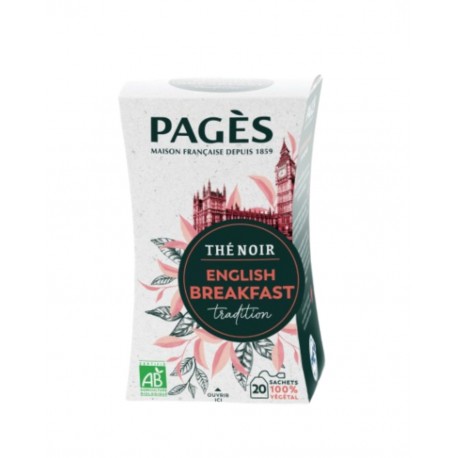 Thé noir English Breakfast bio Pagès