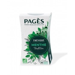 Thé vert Menthe bio Pagès